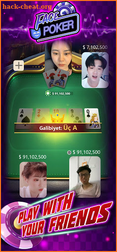 Face Poker - Live Texas Holdem Poker With Friends screenshot