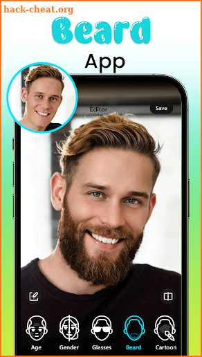 FaceEditor: Aging App, Haircut screenshot