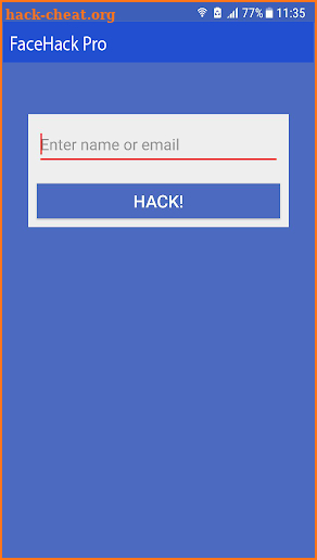 facehack pro prank screenshot
