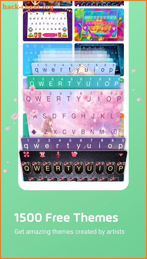 Facemoji Emoji Smart Keyboard-Themes & Emojis screenshot