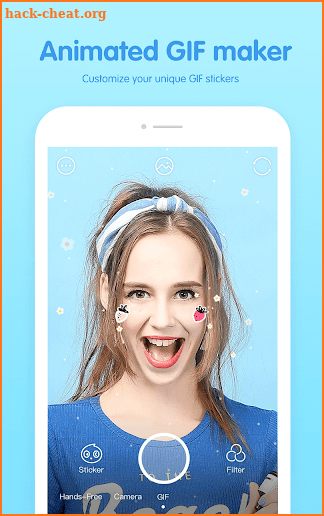 Faceu - Cute stickers camera screenshot