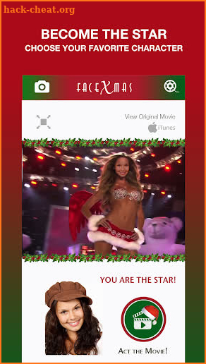 FaceXmas screenshot