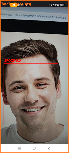 Facial recognition screenshot