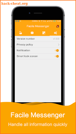 Facile Messenger screenshot