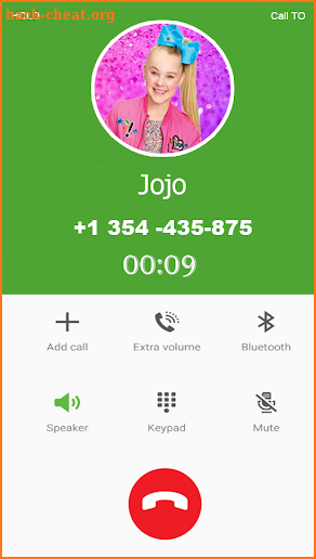 Fack Call From jojo siwa prank screenshot