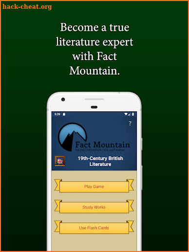 Fact Mountain — 19th-Century British Literature screenshot