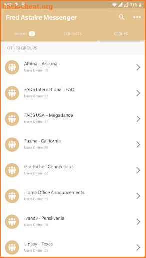 FADS Messenger screenshot