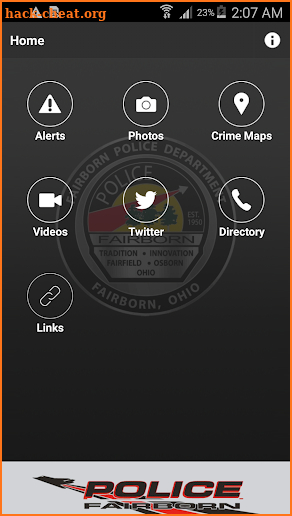 Fairborn Police Department screenshot