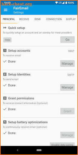 FairEmail screenshot