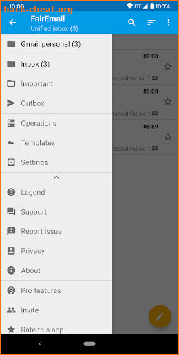 FairEmail screenshot