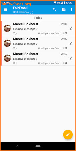 FairEmail screenshot