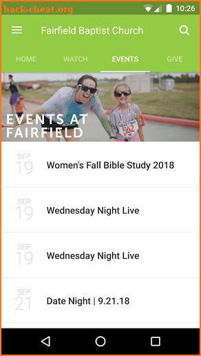 Fairfield Baptist screenshot