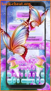 Fairy Butterfly Keyboard screenshot