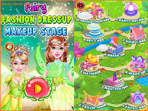 Fairy Fashion Dressup Makeup Stage screenshot