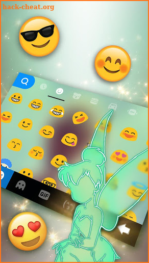 Fairy Girl Wing Keyboard Theme screenshot