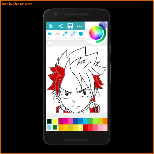 Fairy Tail Coloring Book screenshot