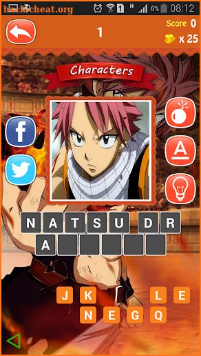 Fairy tail Quiz screenshot