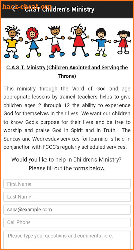 Faith Christian Center Church screenshot