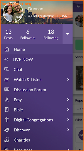 FaithSocial screenshot