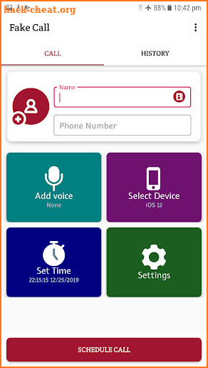 Fake Call screenshot