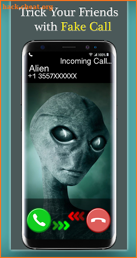 Fake Call - Alien Prank Video Call screenshot