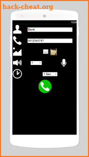 fake call bank screenshot