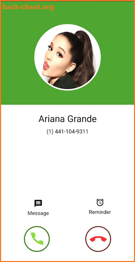 Fake call from Ariana Grande 2020 (prank) screenshot