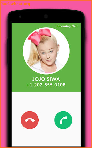 Fake Call From Јoјo Siwа - Prank screenshot