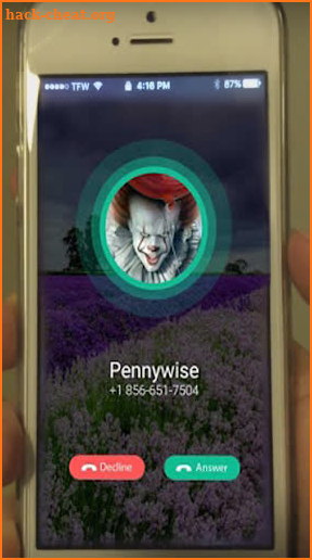 fake Call From Pennywise 2019 screenshot