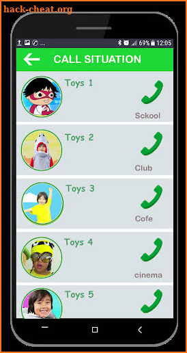 Fake Call From Ryan ToysReview screenshot