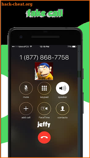 Fake Call Jeffy screenshot