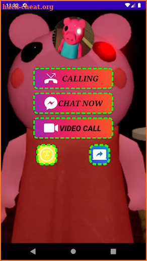 Fake Call Piggy - free robux Scary Granny! screenshot