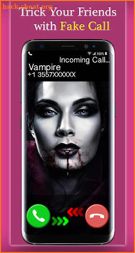 Fake Call - Vampire Prank Video Call screenshot