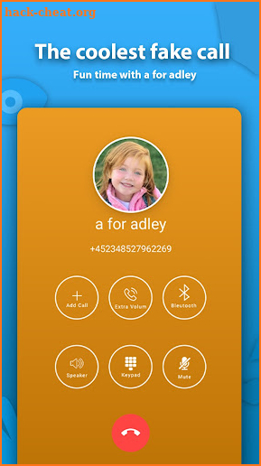 Fake call video a for adley screenshot