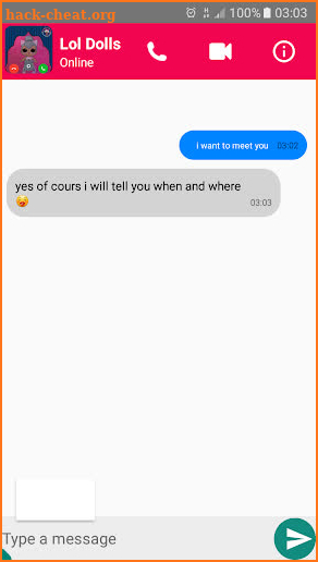 Fake Call Video & Chat With : Surprise Lol Dolls screenshot