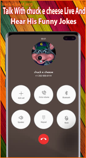 Fake Call Video Chuck e Cheese's screenshot