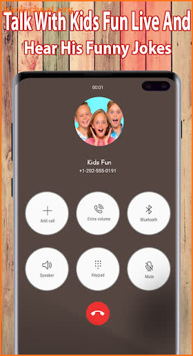 📞 Fake Call Video 📱 Kids Fun screenshot