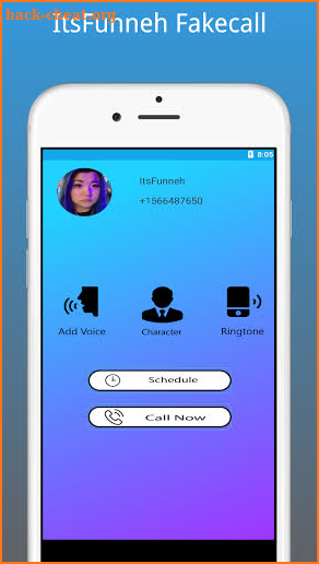 Fake Call with ItsFunneh 2k21 screenshot