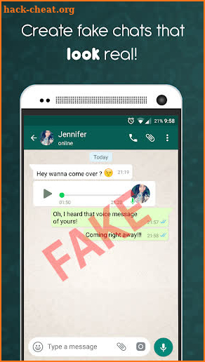 Fake Chat Conversations - WhatsMessage screenshot