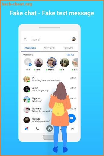Fake chat- Fake text message, Fake messages screenshot