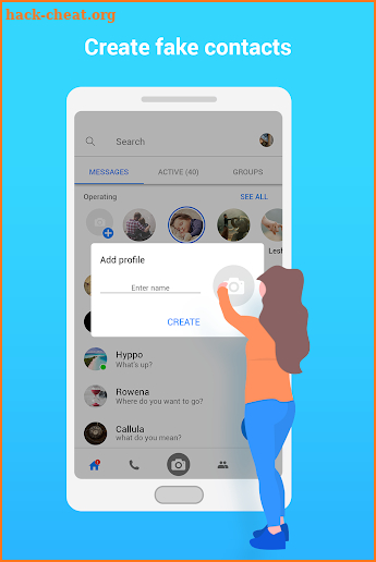 Fake chat- Fake text message, Fake messages screenshot