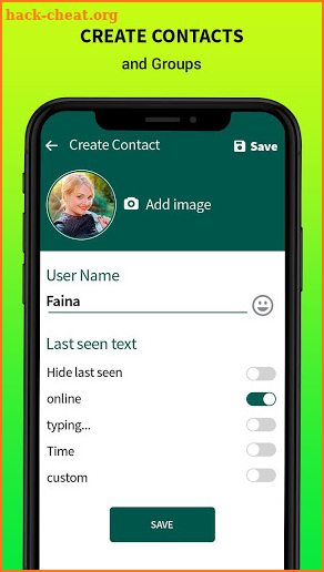 Fake Chat For Whatsapp - Fake Chat Conversation screenshot