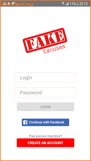 Fake Excuses screenshot