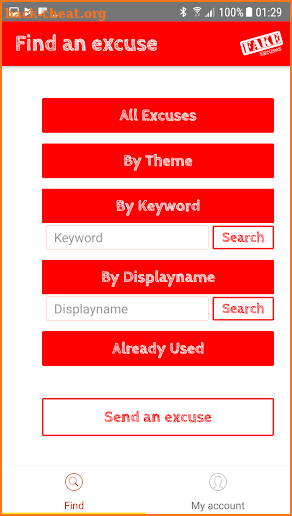 Fake Excuses screenshot