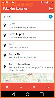 Fake GPS screenshot