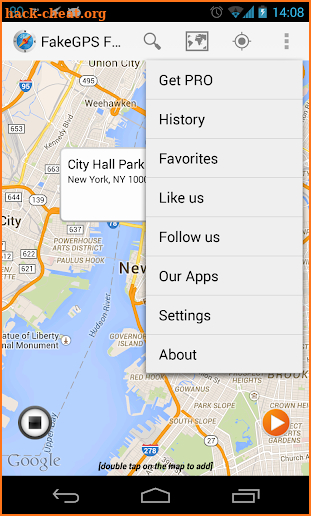 Fake GPS GO Location Spoofer Free screenshot
