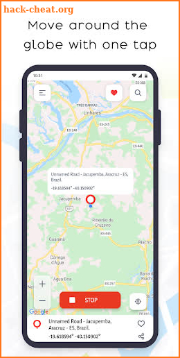 Fake GPS Location Changer App screenshot