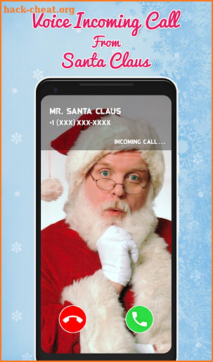 Fake Santa Claus Video Calling Simulator screenshot