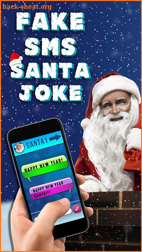 Fake SMS Santa Joke screenshot