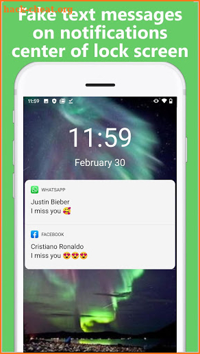 Fake Text Message-Prank text app screenshot